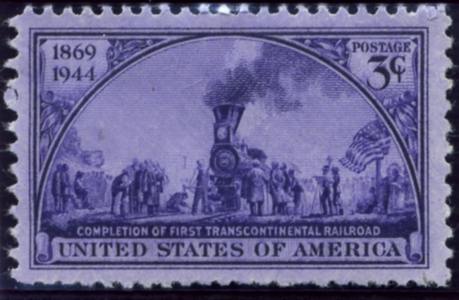 Scott 922 3 Cent Stamp Transcontinental Railroad