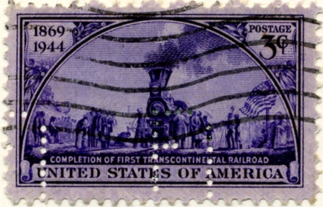 Scott 922 3 Cent Stamp Transcontinental Railroad a