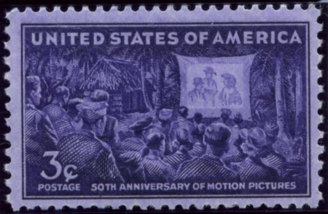 Scott 926 3 Cent Stamp Motion Pictures