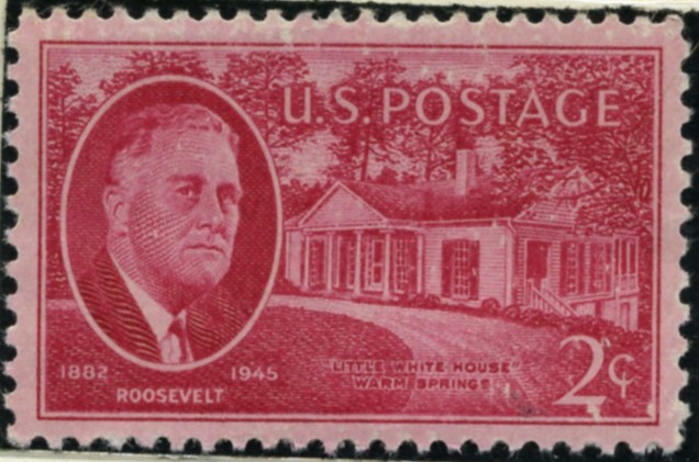 Scott 931 2 Cent Stamp Roosevelt - Warm Springs