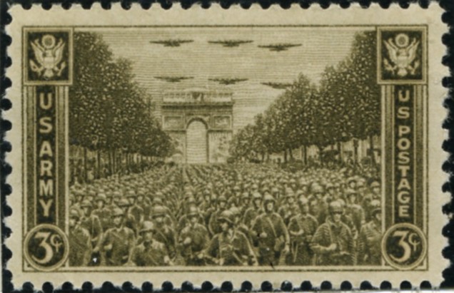 Scott 934 3 Cent Stamp Army - Victory March