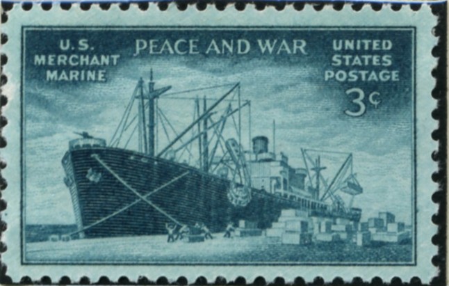 Scott 939 3 Cent Stamp Merchant Marine