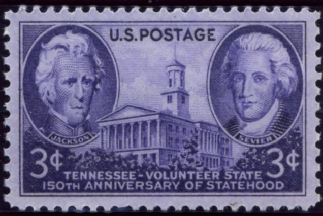 Scott 941 3 Cent Stamp Tennessee Statehood