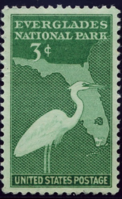 Scott 952 3 Cent Stamp Everglades National Park