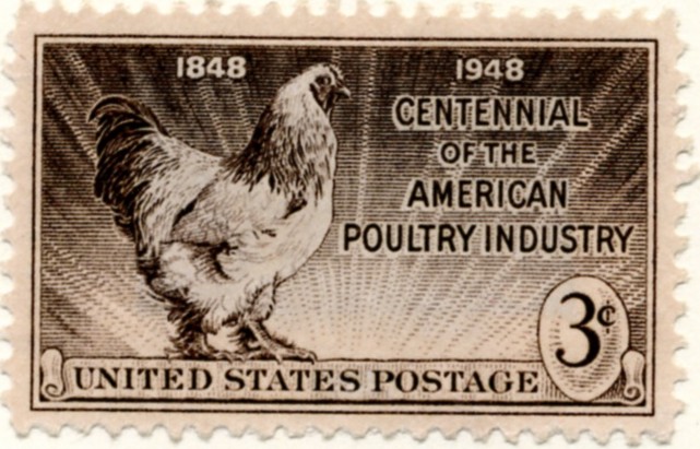 Scott 968 3 Cent Stamp Poultry Industry Centennial a