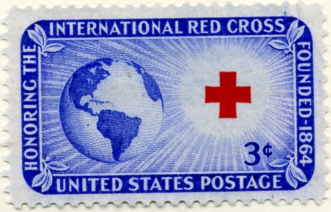 Scott 1016 3 Cent Stamp International Red Cross a