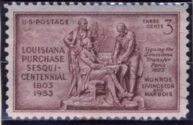 Scott 1020 3 Cent Stamp Louisiana Purchase Sesquicentennial