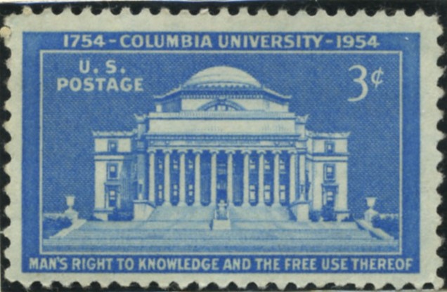 Scott 1029 3 Cent Stamp Columbia University