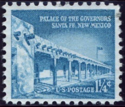 Scott 1031a 1 1/4 Cent Stamp Palace of Governors Santa Fe New Mexico