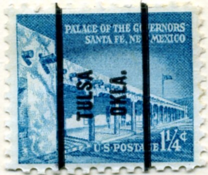 1031a 1 1/4 Cent Stamp Palace of Governors Santa Fe New Mexico a