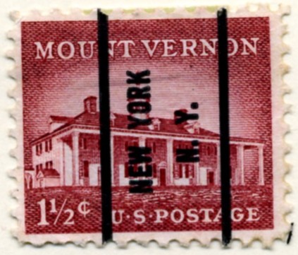 Scott 1032 1 1/2 Cent Stamp Mount Vernon a
