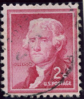 Scott 1033 2 Cent Stamp Thomas Jefferson