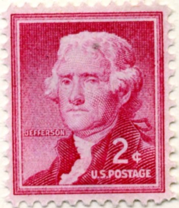 Scott 1033 2 Cent Stamp Thomas Jefferson a