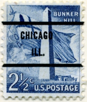Scott 1034 2 1/2 Cent Stamp Bunker Hill a