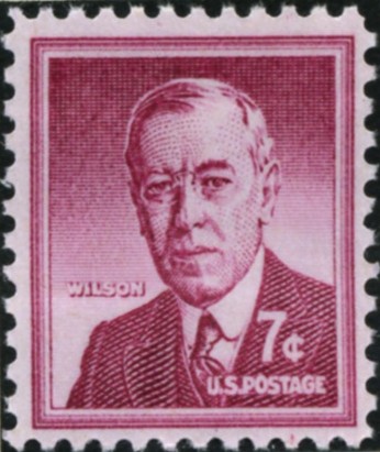 Scott 1040 7 Cent Stamp Woodrow Wilson