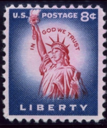 Scott 1041 8 Cent Stamp Statue of Liberty
