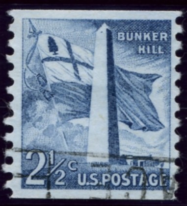 Scott 1056 2 1/2 Cent Stamp Bunker Hill coil stamp