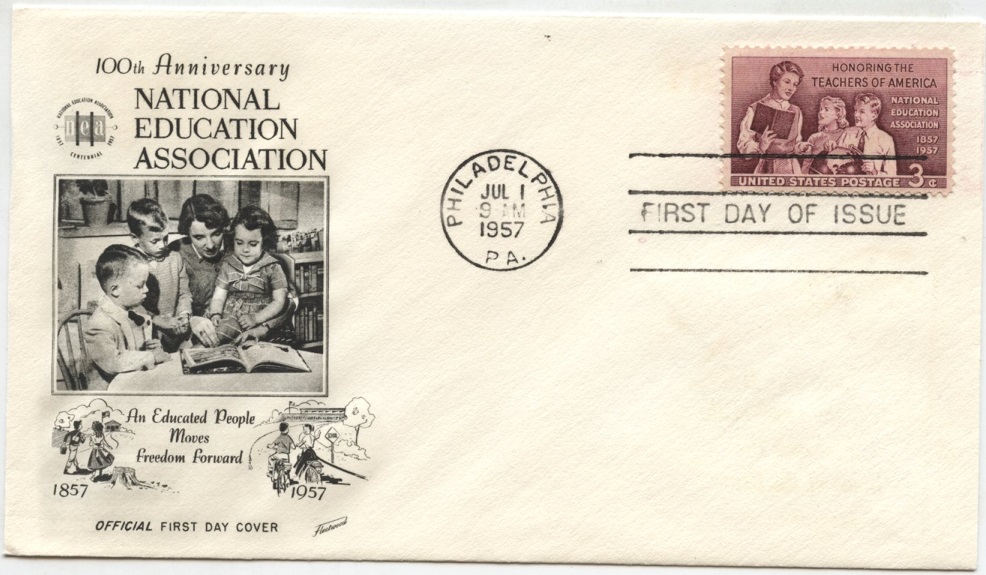 Scott 1093 3 Cent Stamp Teachers of America National Education Association First Day Cover