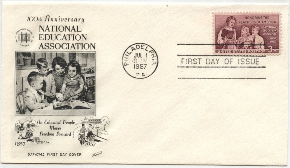 Scott 1093 3 Cent Stamp Teachers of America National Education Association First Day Cover