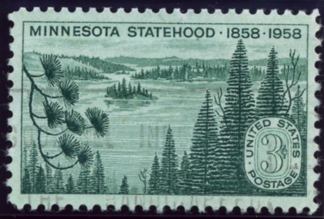 Scott 1106 3 Cent Stamp Minnesota Statehood Centennial