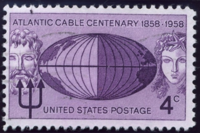 Scott 1112 4 Cent Stamp Atlantic Cable Centennial