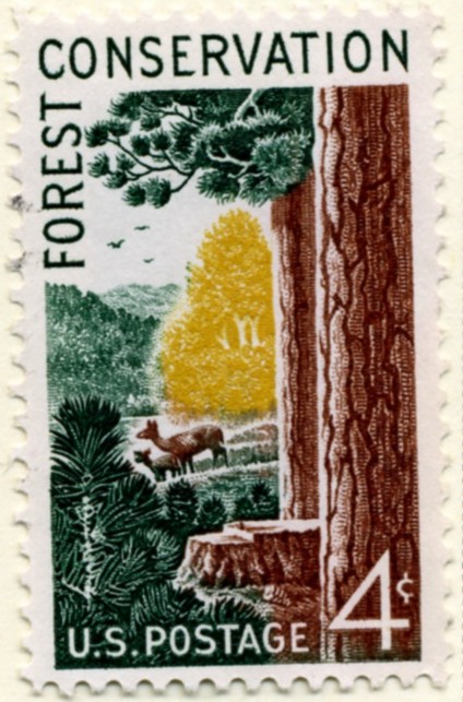 Scott 1122 4 Cent Stamp Forest Conservation a