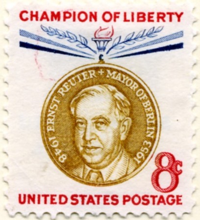 Scott 1137 8 Cent Stamp Ernst Reuter a