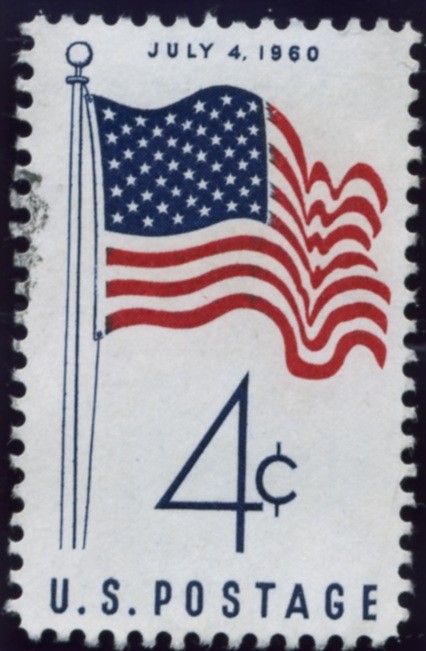 Scott 1153 4 Cent Stamp Fifty Star U. S. Flag