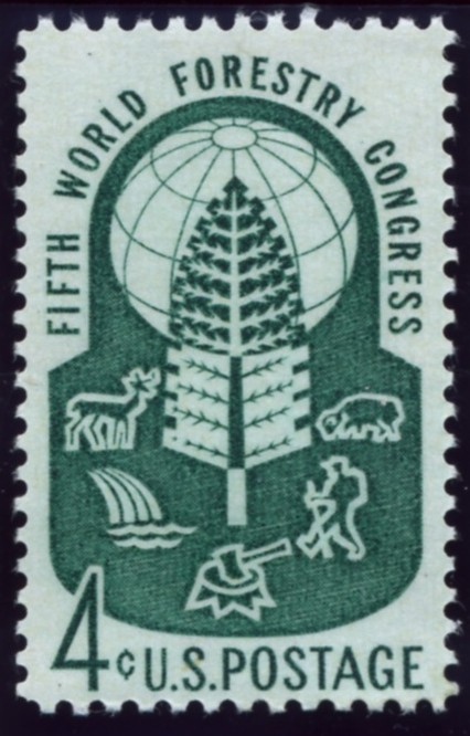 Scott 1156 4 Cent Stamp World Forestry Congress