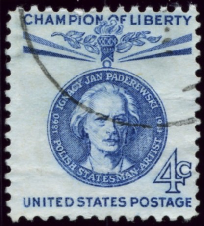 Scott 1159 4 Cent Stamp Ignacy Jan Paderewski