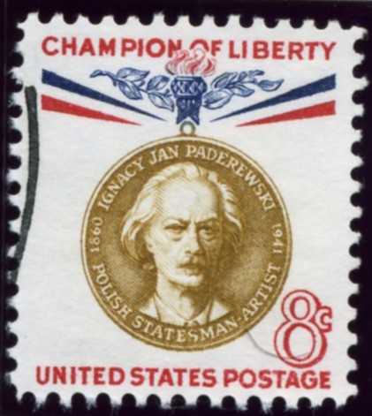 Scott 1160 8 Cent Stamp Ignacy Jan Paderewski