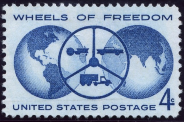 Scott 1162 4 Cent Stamp Wheels Of Freedom