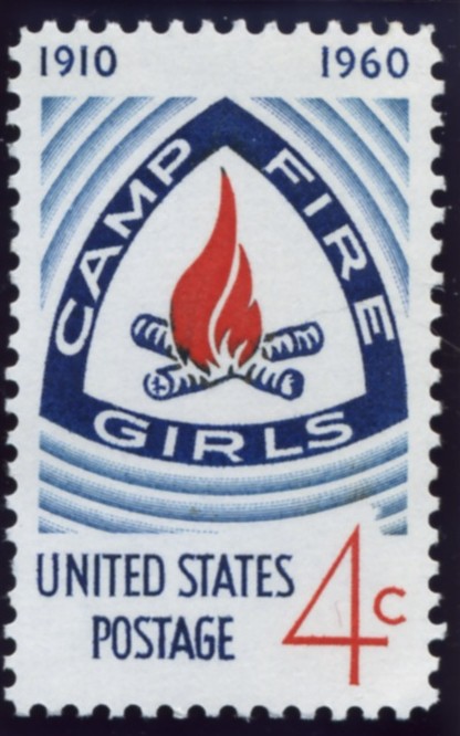 Scott 1167 4 Cent Stamp Camp Fire Girls