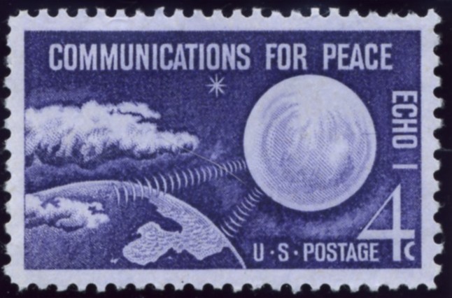 Scott 1173 4 Cent Stamp Echo 1 Satellite Communications For Peace