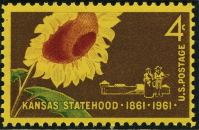 Scott 1183 4 Cent Stamp Kansas Statehood Centennial