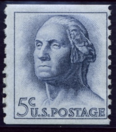 Scott 1229 5 Cent Stamp George Washington Coil Stamp
