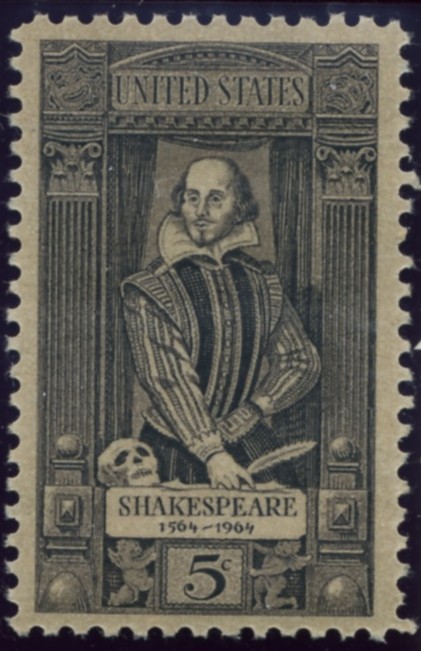 Scott 1250 5 Cent Stamp William Shakespeare