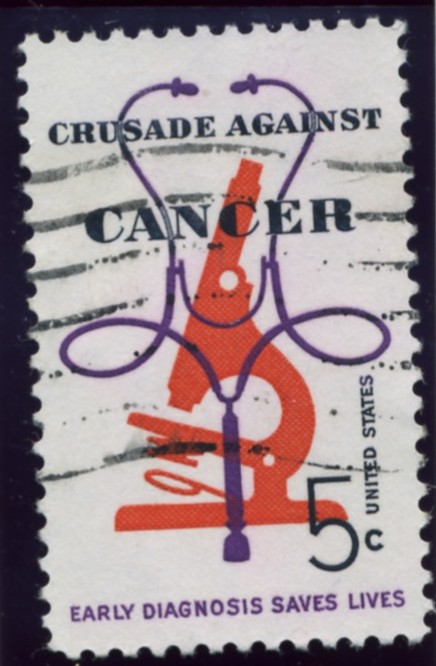 Scott 1263 5 Cent Stamp Crusade Against Cancer