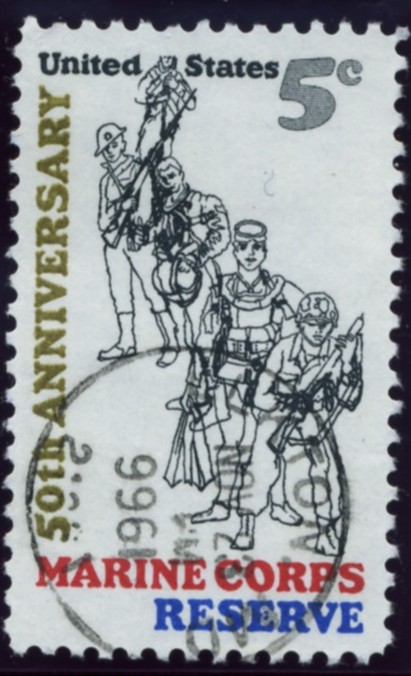 Scott 1315 5 Cent Stamp Marine Corps Reserve