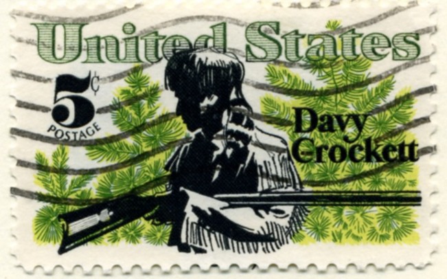 Scott 1330 5 Cent Stamp Davy Crockett