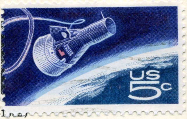 Scott 1332 5 Cent Stamp Gemini Capsule