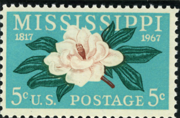 Scott 1337 5 Cent Stamp Mississippi Statehood a