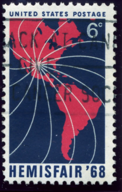 Scott 1340 6 Cent Stamp Hemisfair '68 a