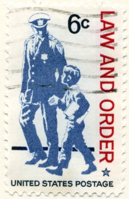 Scott 1343 6 Cent Stamp Law And Order