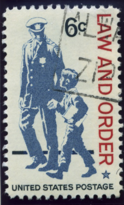 Scott 1343 6 Cent Stamp Law And Order a
