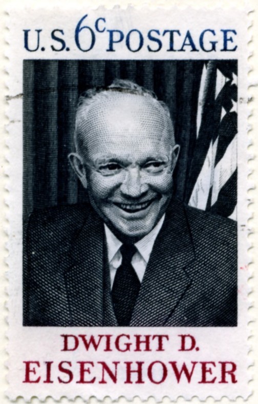 Scott 1383 6 Cent Stamp Dwight D Eisenhower a