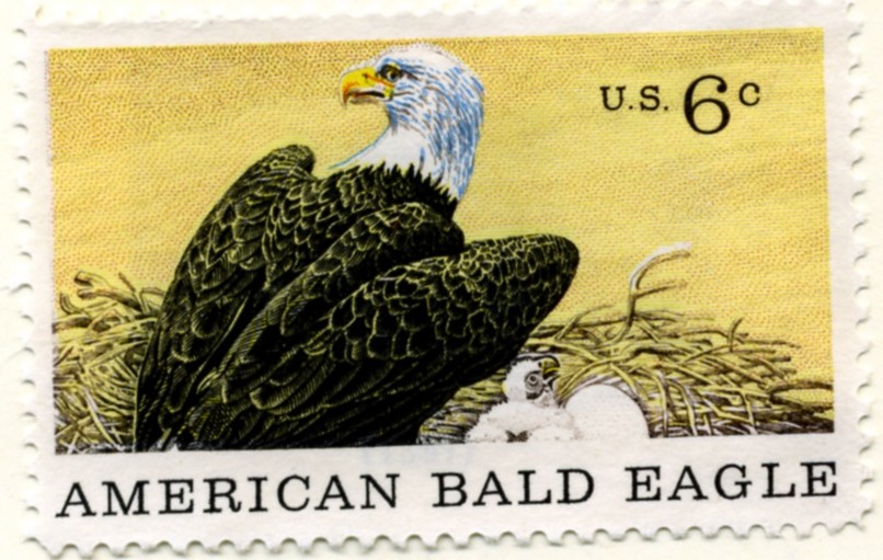 Scott 1387 6 Cent Stamp American Bald Eagle