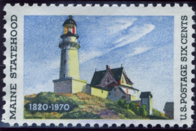 Scott 1391 6 Cent Stamp Maine Statehood