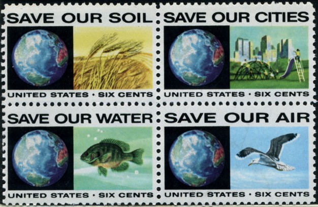 Scott 1410 to 1413 6 Cent Stamps Save Our Resources