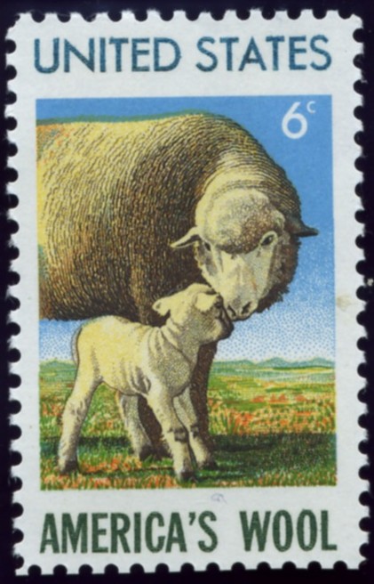Scott 1423 6 Cent Stamp Americas Wool